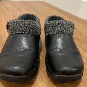 Dansko mule shoes black booties